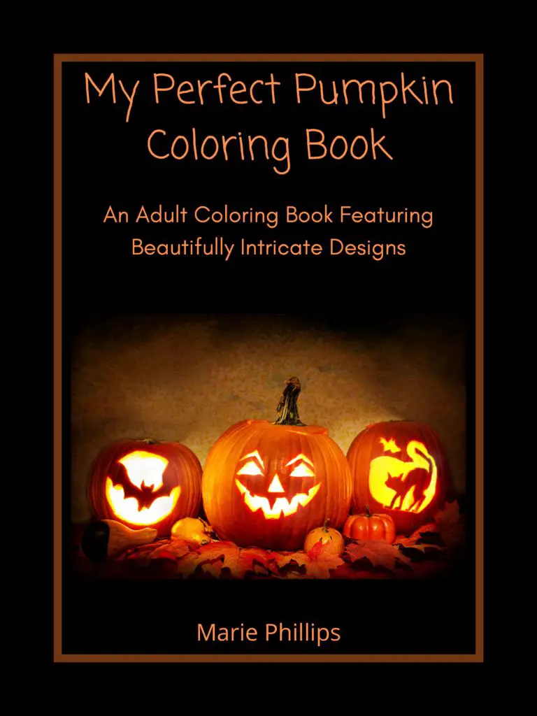 Fall Harvest Pumpkin coloring book adults
